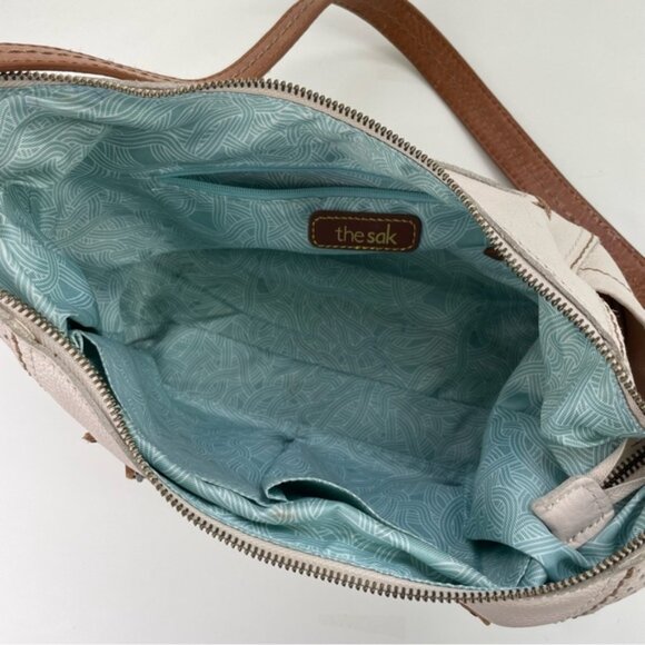 The Sak Off-White Leather Hobo Shoulder Bag‎ - Picture 12 of 16